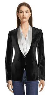 Puffer jackets | women's cropped padded jackets. Women S Black Velvet Blazers Sumissura