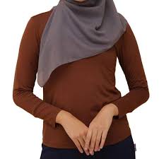 Gambar warna coklat tua paling hist download now jual selimut polos. Elzatta Inner Tunaya Yasmin Coklat Tua Elzatta Hijab Official