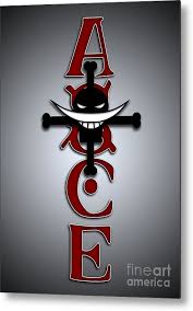 There are 18 one piece ace tattoo for sale on etsy, and they cost 11,20 $ on average. Ace Tattoo Metal Print By Jpmdesign