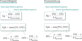 Learn the difference between cp cpk and pp ppk formulas and the different methods for calculating sigma estimator. Prozessfahigkeit Berechnen Cp Cpk