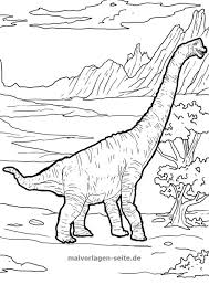 Malvorlage Brachiosaurus Dinosaurier Malvorlagen Malvorlage Dinosaurier Ausmalen