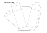 Cake box for all of you! Free Template Fun Stuff To Do