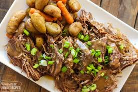 Looking for inspiration for your holiday menu? Sunday Pot Roast Instant Pot Recipe Favorite Family Recipes