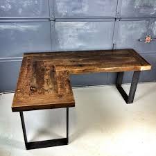 Reclaimed Wood L Shaped Desk L Shaped Desk Reclaimed Wood Desk Diy Computer Desk