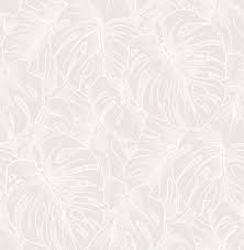 2964 87340 Balboa White Botanical Wallpaper By A Street Prints
