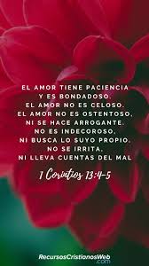 Versiculos Biblicos Sobre El Amor 1 Corintios 13 4 5 El Amor Biblia Citas Sobre Dios Frases Del Amor De Dios