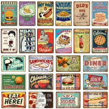 748 x 495 jpeg 118 кб. American Diner Poster Chinese Food Pancakes Burgers Pies Metal Tin Signs Cafe Kitchen Shop Decoration Vintage Plaque Wall Decor Plaques Signs Aliexpress