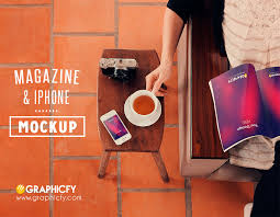 Magazine Mockup Template Psd Graphicfy