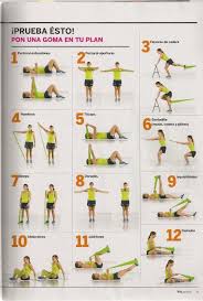 Ejercicios Cinta Elastica Buscar Con Google Band Workout Pilates Workout Resistance Band Workout