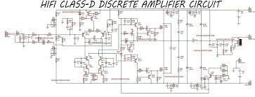 Hifi Class D Discrete Power Amplifier Hifi Hifi Amplifier Amplifier