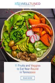 Welltuned Lists 11 Kinds Of Produce Available Year Round In Tennessee Healthy Fruits And Vegetables Fruits And Veggies Delicious Salads
