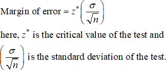Definition Of Margin Of Error Chegg Com