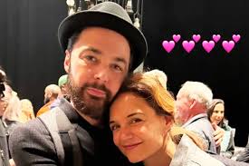 Katie Holmes Hugs Jim Parsons