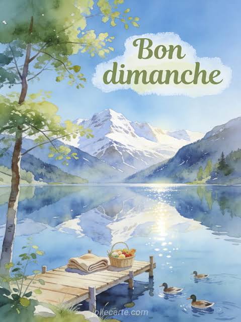 🏞️ Bon dimanche en image - Image gratuite - JolieCarte