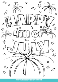 Mermorial day and vetrans day coloring . 3 Free Printable 4th Of July Coloring Pages Freebie Finding Mom