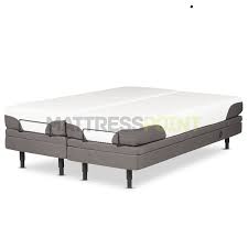 A split queen bed is a dual queen mattress, consisting of two mattresses that each measure 30 inches by 80 inches. New Wave Queen Split Adjustable Bed Mattress Point