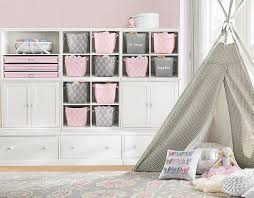 Pink Gray Cameron Playroom Pottery Barn Kids Kid Room Decor Girls Room Colors Pink Playroom