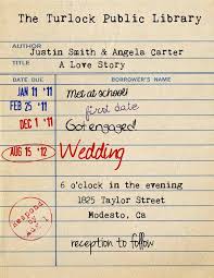 All printed, addressed and mailed for you. Library Card Invitation Library Wedding Invitation Library Baby Shower Invitation Save The D Library Wedding Invitations Book Themed Wedding Library Wedding
