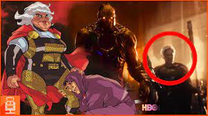 The snyder cut makes it clear that darkseid (played by ray porter) is the real power, and this is granny goodness, another servant of darkseid who trains elite soldiers for her lord using a combination of sadism, torture, and brainwashing. Zack Snyder Reveals First Look At Granny Goodness In Justice League Youtube