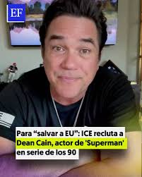 🦸‍♂️❌ Dean Cain, Superman en la serie de TV Lois & Clark (1993), anunció  su incorporación al Servicio de Inmigración de EU (ICE), agencia encargada  de las redadas contra migrantes
