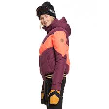 A bomber jacket paired with a skinny bib. Roxy Torah Bright Summit Jacket Purple Buy And Offers On Snowinn
