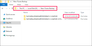 4.) go to the new location and make an empty backup folder. How To Change Itunes Backup Location On Windows 10