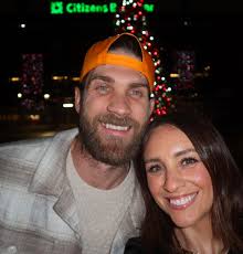 Bryce Harper and his wife Kayla sent out this Merry Christmas message.  Pitchers and catchers less than two months away. ￼