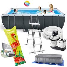 Intex 549x274x132 Cm Ultra Frame Swimming Pool Real De