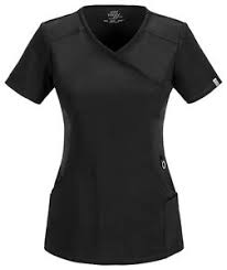 Details About Cherokee Scrubs 2625a Baps Black Scrub Top Cherokee Free Shipping