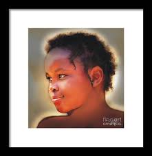 The Glow Of Innocence Framed Print