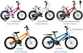 Buy Royalbaby Kids Bike Boys Girls Freestyle Bicycle 12 14 16 Inch With Training Wheels 16 18 20 With Kickstand Child S Bike Blue Red White Pink Green Orange Online In Turkey B00knl5aem