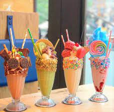 Umami Burger Japan Serves The Most Colorful Milkshakes On Earth They Are So Kawaii And Yummy That You Will Always Want T Rainbow Food Kawaii Food Food
