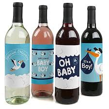 From personalized glassware or favor bags to tea. Boy Special Delivery Blue It S A Boy Stork Baby Shower Decorations For Women And Men Wine Bottle Label Stickers Set Of 4 Buy Online In Bahamas At Bahamas Desertcart Com Productid 60701569