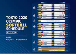 See below to find out when. Softball Olympic Games 2020 The Official Site Wbsc