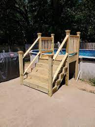 Pin On Above The Ground Pool Deck Idea