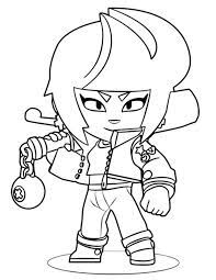 desenhos para colorir de brawl stars como fazer em casa pintar e paginas coloriage tigre adulte