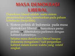 Pada masa demokrasi liberal dikeluarkan beberapa kebijakan ekonomi berikut ini : Masa Demokrasi Liberal Ppt Download