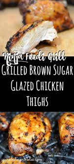 Ninja Foodi Grill Grilled Brown Sugar Glazed Chicken Thighs Recipe Ninja Cooking System Recipes Healthy Grilling Recipes Glazed Chicken