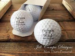 Father Of The Bride Custom Golf Balls Gift For Dad Wedding Etsy Father Of The Bride Golf Ball Gift Bride Gifts