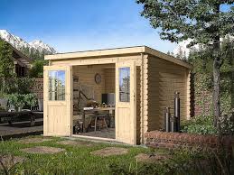 Die konstruktion von solidpremium aus hochwertigen aluminium profilen können sie als terrassen überdachung oder gartenlaube einsetzen. Gartenhaus Blockbohlenhaus Ca2974 Atlanta 28 Mm Naturbelassen Blockbohlenhauser Gartenhauser Geratehauser Garten Holzprofi24