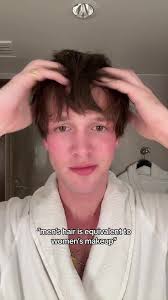 but i also like natural makeup hihihi 🫶 what do we think besties?!  #menshair #menshairstyle #mensbeauty #mensnaturalmakeup #classyhair  #classymenhair #classymen