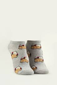 5.0 out of 5 customer rating (7 reviews). Forever 21 Taco Cat Print Ankle Socks Heather Grey Multi Ankle Socks Socks Diy Socks