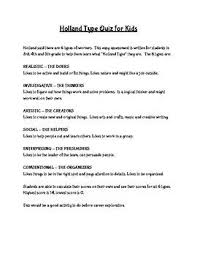 Add Some Fun To Career Exploration By Giving Kids This Holland Type Quiz Holland Says There Are 6 Job Per Career Quiz Career Exploration Personality Type Quiz