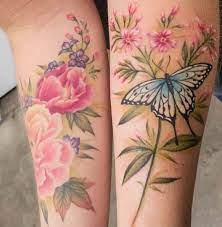 Tattoos Without A Black Outline Inked Magazine Realistic Flower Tattoo Vintage Flower Tattoo Vintage Rose Tattoos