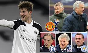 Latest on fulham defender joachim andersen including news, stats, videos, highlights and more on espn. Man United Chelsea Tottenham Leicester And Crystal Palace In Hunt For Joachim Andersen Daily Mail Online