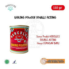 This leaves the slow acting sapp to control the release of. Jual Baking Powder Double Acting Hercules 110 Gr Cek Harga Di Pricearea Com