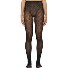 Shop with confidence on ebay! Gucci Black Gg Tights In 1000 Black Modesens