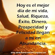 Atraigo el dinero constantemente y por todas partes. Afirmaciones Para Atraer Dinero Atraer Dinero Oracion Para El Dinero Decretos De Prosperidad Decretos Metafisicos