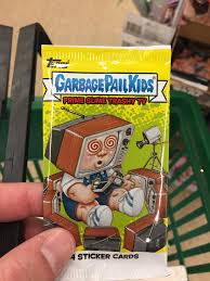 Produced by the topps company beginning in 1985, these sticker trading cards were meant as a spoof of the cabbage patch kids dolls. Til Dollar Tree Sells Garbage Pail Kids Cards Pics