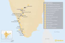 Tourist map of karnataka × view in full screen. Cycling Karnataka And Kerala 14 Days Kimkim